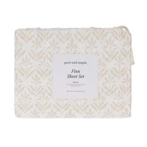 Bed Sheets: Pure & Simple Finn Printed Sheet Set