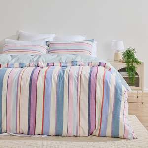 Bedroom: Marlo Hafren Stripe Cotton Duvet Cover Set