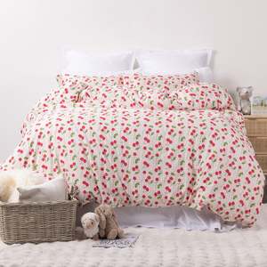 Bedroom: Hush Kids Cherry Flannelette Duvet Cover Set