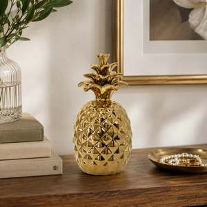 Design Republique Pippa Pineapple Decor Piece Gold