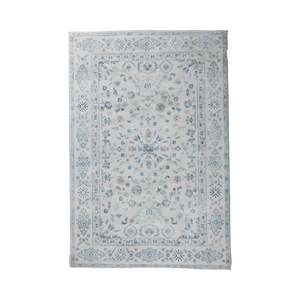 Latest Mailer: Design Republique Lexi Floral Border Rug Silver 120 x 180cm