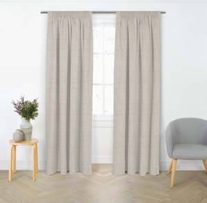 Curtains: Style Co. Belmont Blockout Curtain Pair Natural