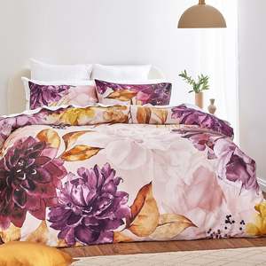 Gracious Living Willow Cotton Duvet Cover Set