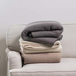 Blankets: Eden Westmere Wool & Cotton Waffle Blanket