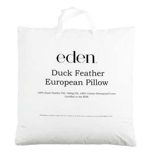 Eden 100% Duck Feather European Pillow