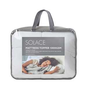 Mattress Toppers: Solace 1000gsm Mattress Topper