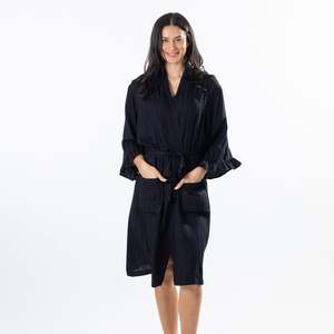 Gracious Self Stripe Viscose Bathrobe