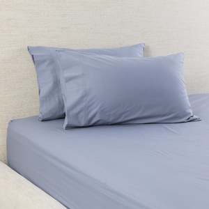 Gracious Living Eva 100% Cotton Fitted Sheet & Pillowcase/s