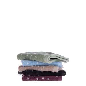 Towels: Gracious Living Polka Dot Face Cloth 500gsm