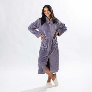 Solace Zip Front Bathrobe