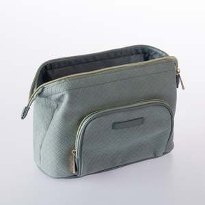Cosmetic Toiletry Bags: Grace & Gild Clara Front Pocket Cosmetic Bag