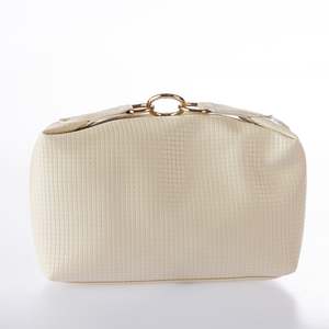 Cosmetic Toiletry Bags: Grace & Gild Sadie Ring Top Cosmetic Bag