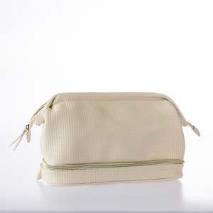 Grace & Gild Sadie Double Compartment Cosmetic Bag
