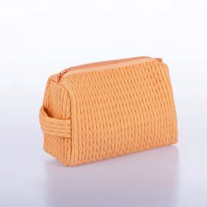 Grace & Gild Savanna Cosmetic Bag Large Peach