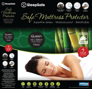 SleepSafe Bamboo Jersey Knit Waterproof Protector