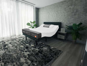 King Single Beds: Tempur Aspire Elite Adjustable With Plus Form Firm Mattress