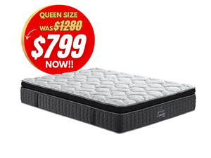 Bed and Bedroom: Cloud Plush 7 Zone Pocket Spring Mattress – Super Soft Feel