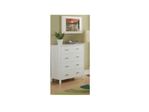 Bed and Bedroom: Anita 5 Drawer Tallboy