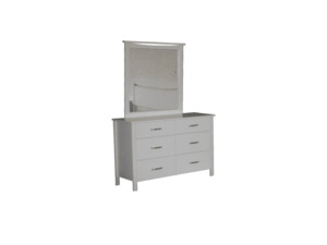Anita 6 Drawer Dresser & Mirror