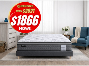 Premium Mattresses: Mayfair Medium Memory Foam 7 Zone Pocket Spring Mattress Queen King Super King
