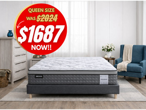 Premium Mattresses: Mayfair Plush Memory Foam 7 Zone Pocket Spring Mattress Queen King