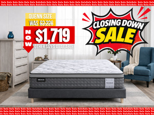 Premium Mattresses: Mayfair Plush Memory Foam 7 Zone Pocket Spring Mattress Queen King