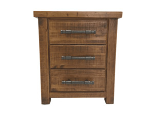 Bedroom Furniture: Pinegate 3 Drawer Bedside