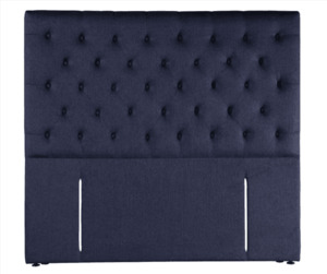 Headboards: Brisbane Upholstered Headboard Black Dark Grey Light Grey Beige