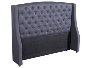 Cairns Upholstered Headboard Charcoal