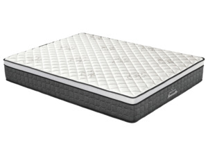 Bed and Bedroom: Backcare Extra Firm Euro-top Pocket Spring Mattress