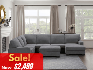 Lounge Suites: Times Square 6 Seater Corner Chaise