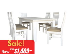 Lounge and Living: Norway 1.5M/1.8M Dining Suite