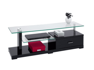 Living Room Furniture: Vibe TV Unit / Entertainment Unit (1.4M) Black or White