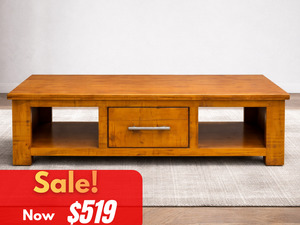 Lounge and Living: Pinegate1 Drawer Coffee Table