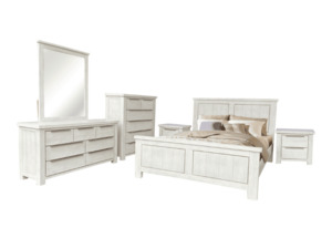 Santorini 5 Piece Queen/King Bedroom Suite