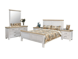 Bed and Bedroom: Norway 4 Piece Queen Bedroom Suite
