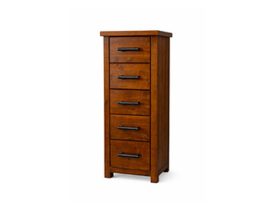 Bedroom Furniture: Pinegate 5 Drawer Slimboy