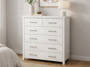 Arctic 6 Drawer Tallboy