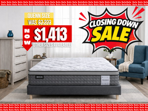 Premium Mattresses: Mayfair Medium Memory Foam 7 Zone Pocket Spring Mattress Queen King Super King