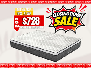 Bed and Bedroom: Backcare Extra Firm Euro-top Pocket Spring Mattress