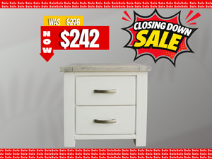 Norway 2 Drawer Bedside