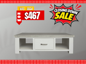 Norway 2 Drawer Coffee Table