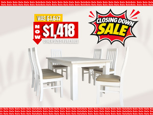 Norway 1.5M/1.8M Dining Suite