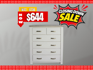 Norway 6 Drawer Tallboy