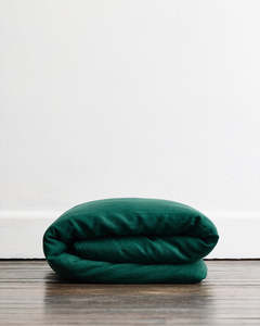 All Duvet Covers: Forest 100% French Flax Linen Duvet Cover