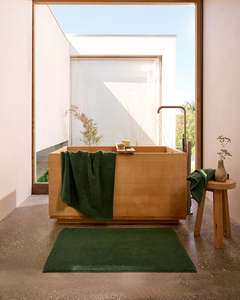 Moss Cotton Terry Bath Towel