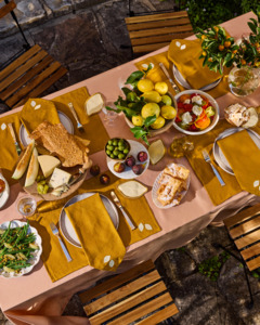 Placemats: Les Fruits Citron Placemats (Set of Four)