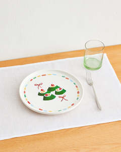 Idda Studio x Bed Threads 'Cassatta' Ceramic Dinner Plate