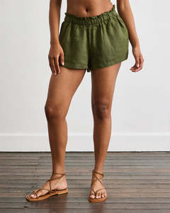 Shorts: Marina Shorts in Olive