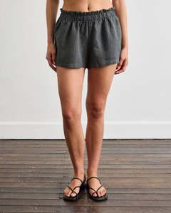 Shorts: Marina Shorts in Charcoal
